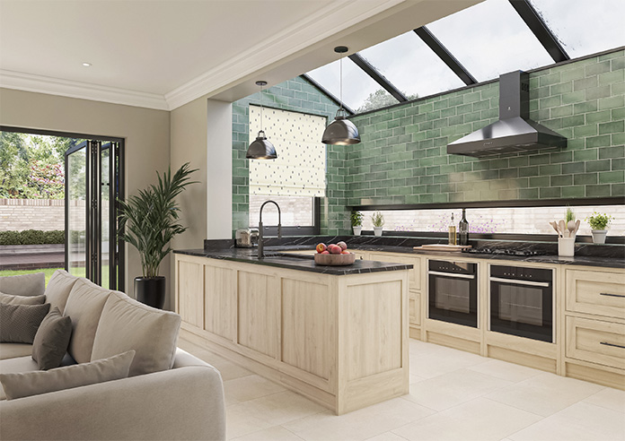 Ink Spots, Grey - Twist&Fit Roman Blind - Image 6